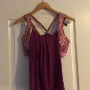 Lululemon tank top with sports bra embedded